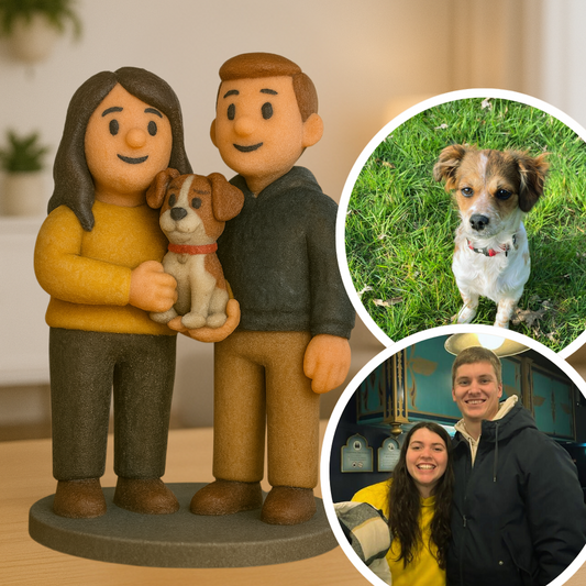 “Mini Us” – Custom 3D Couple Figurine